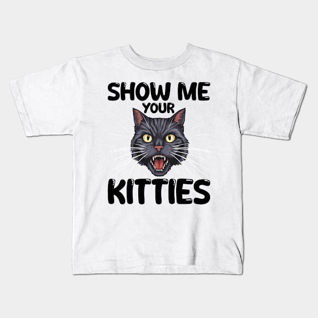 show me your kitties Kids T-Shirt by mdr design